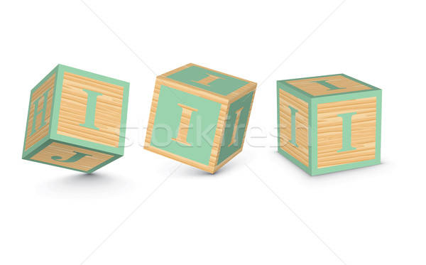Vector Letter I Wooden Alphabet Blocks Vector Illustration Ojal 600x373 Vector Letter I Wooden Alphabet Blocks Vector Illustration Ojal