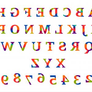 300x300 Colorful Alphabet Vector Png Transparent Hoodamathrun