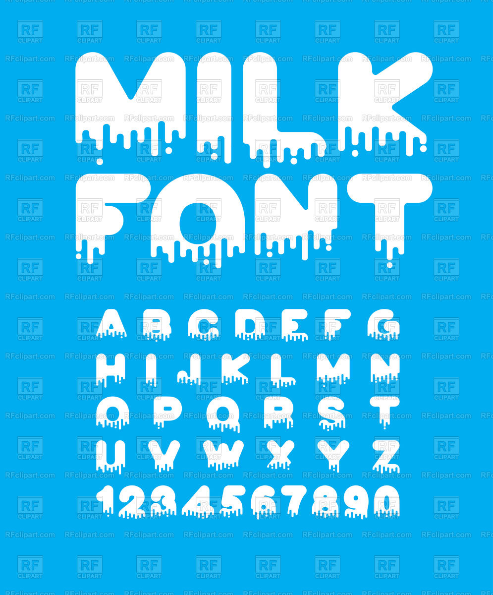Milk Liquid Font Dairy Alphabet Vector Image Of Fonts Type 995x1200 Milk Liquid Font Dairy Alphabet Vector Image Of Fonts Type