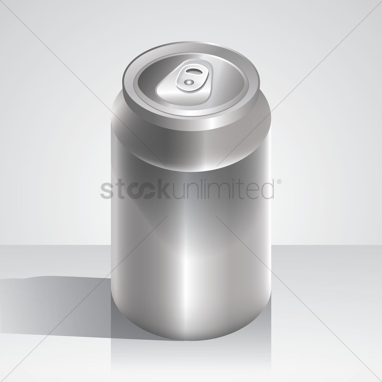 1300x1300 Blank Soda Can Vector Image