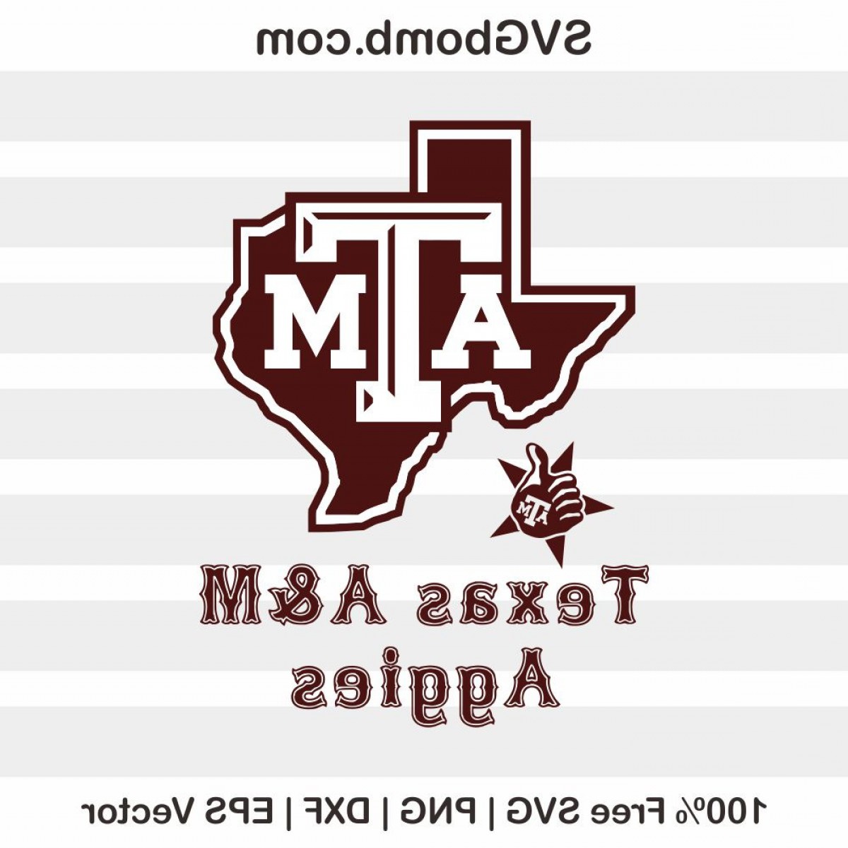 1200x1201 Texas Am Logo Vector Image Handandbeak