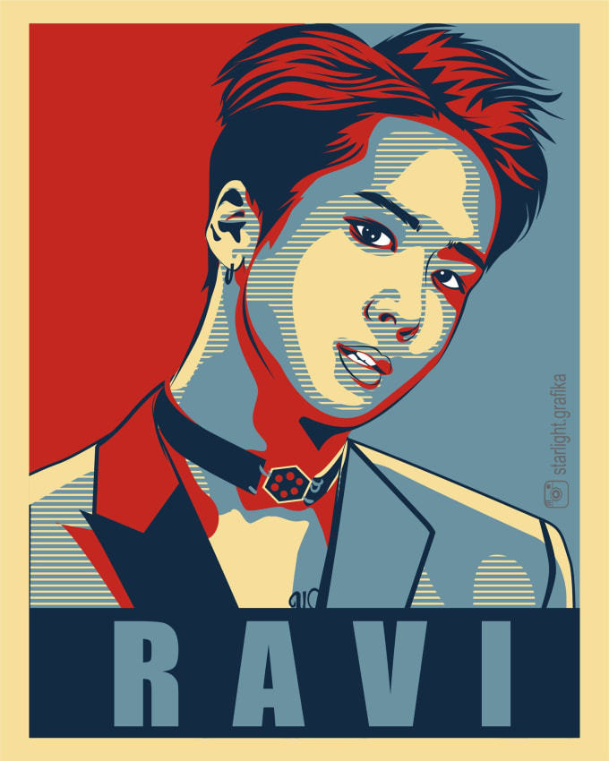 680x850 Draw Amazing Vector In Hope Art Style For You