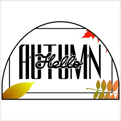 Bathroom Mat Hello Autumn! Hand Drawn Different 425x425 Bathroom Mat Hello Autumn! Hand Drawn Different