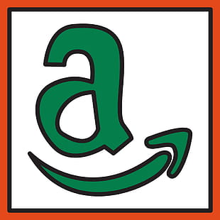 310x310 Amazon Online Shop Smile Store Icon Concept Vector