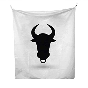 355x355 Home Decor Mandela Tapestries Bull Icon Vector