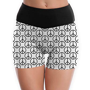 Peace Icon Vector Womens Athletic Booty Shorts Tights 385x385 Peace Icon Vector Womens Athletic Booty Shorts Tights