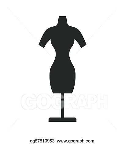 409x470 Manikin Tailor Sewing Shop Icon Vector Graphic For Mannequin