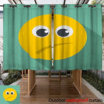 425x425 Winfreydecor Outdoor Curtains For Patio Sheer Smile