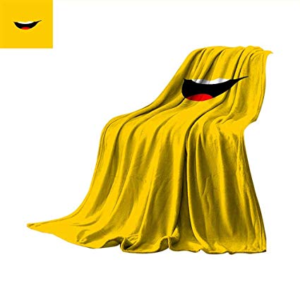 425x425 Angoueleven Blanket For Sofa Couch Bed Smile Vector