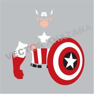 301x301 Captain America Logo Vector