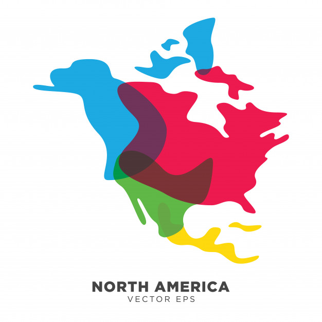 Creative North America Map Vector Vector Premium Download 626x626 Creative North America Map Vector Vector Premium Download