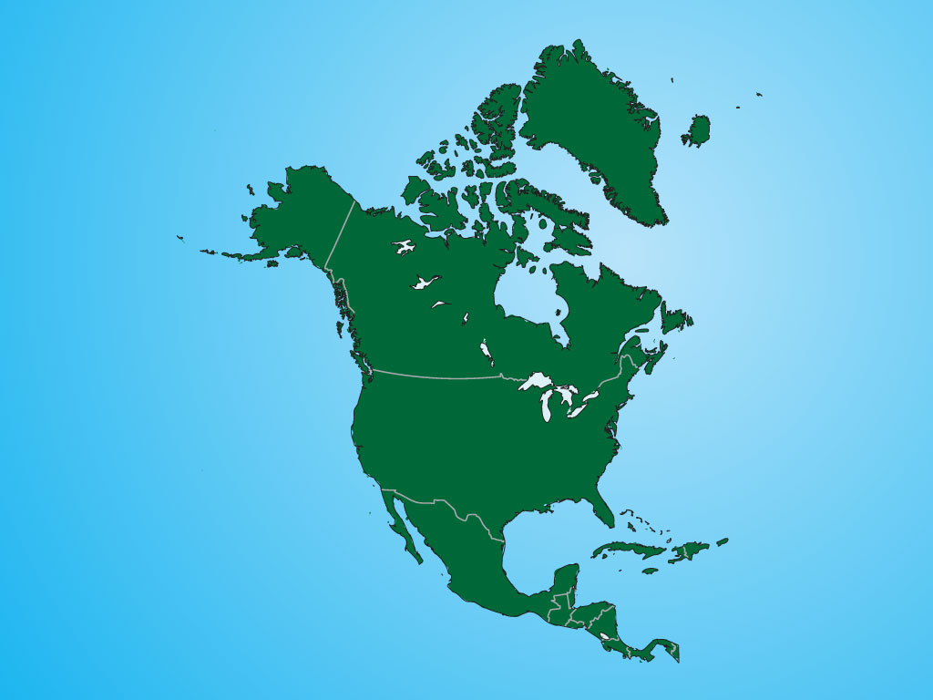 North America 1024x768 North America
