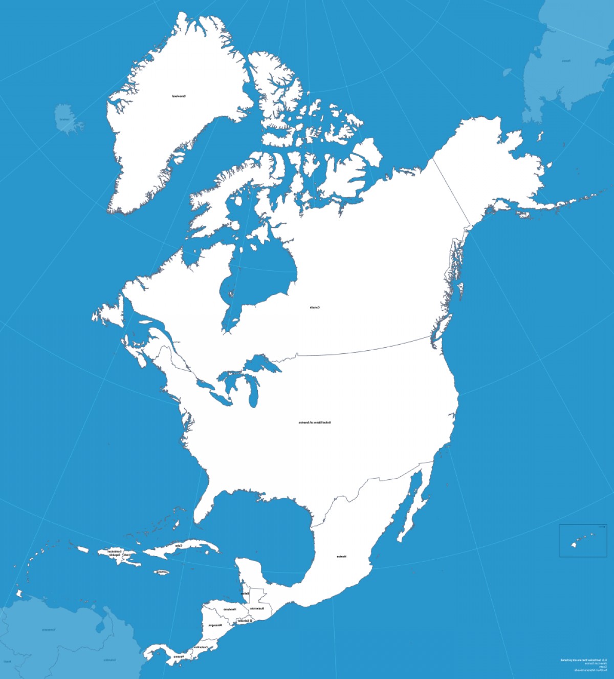 Сайты северная америка. Нортх Америка. Северная Америка материк. Карта Северной Америки для маппинга. Североамериканский Континент на карте.