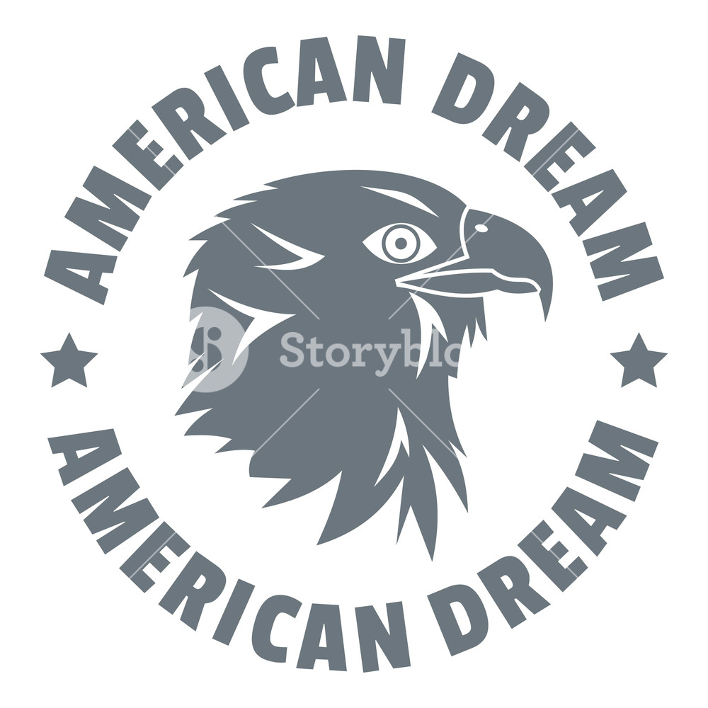 1000x1000 American Dream Eagle Logo Simple Illustration Of American Dream