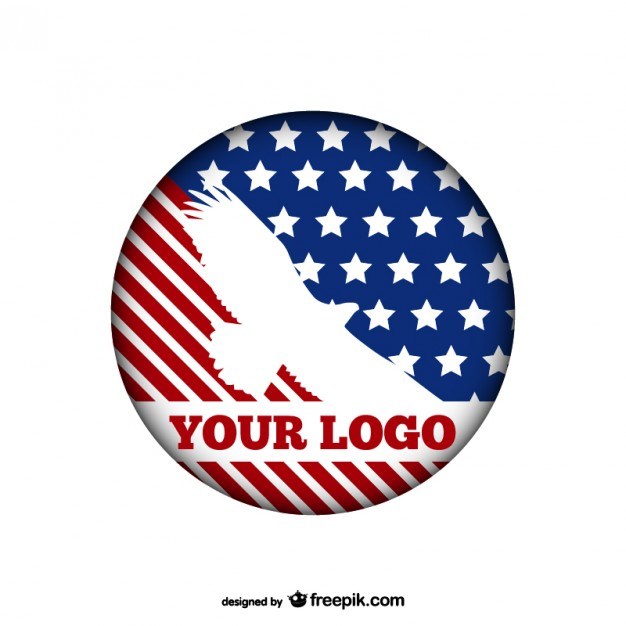 626x626 American Eagle Logo Template Free Vector