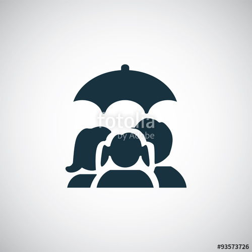 Family Insurance Icon Stock Image And Royalty Free Vector 500x500 Family Insurance Icon Stock Image And Royalty Free Vector