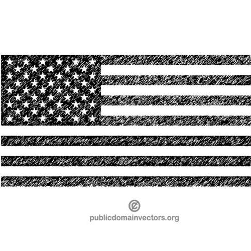 Download American Flag Black And White Vector at Vectorified.com ...