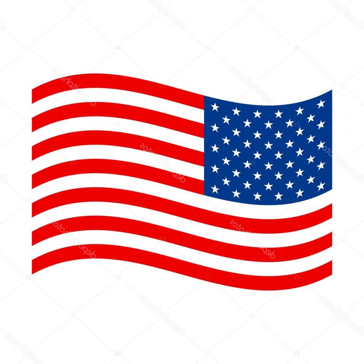 American Flag Clip Art Vector at Vectorified.com | Collection of ...