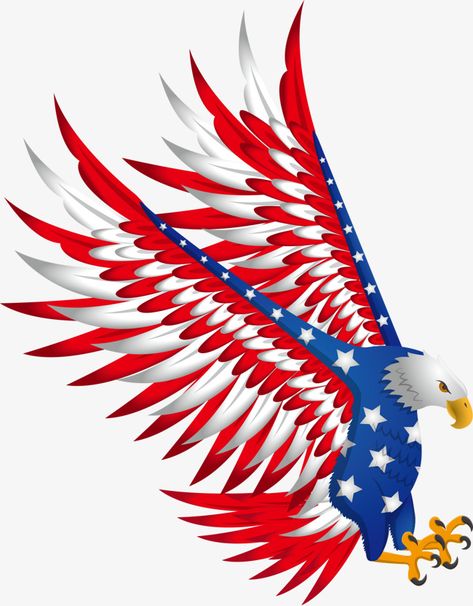 American Flag Eagle Vector at Vectorified.com | Collection of American ...