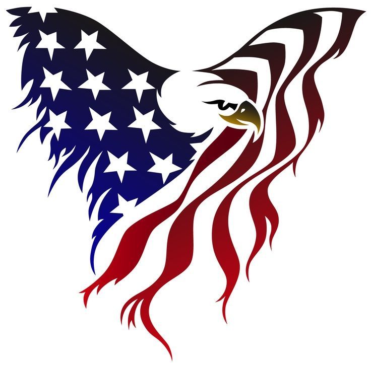 736x725 American Flag Eagle Clipart