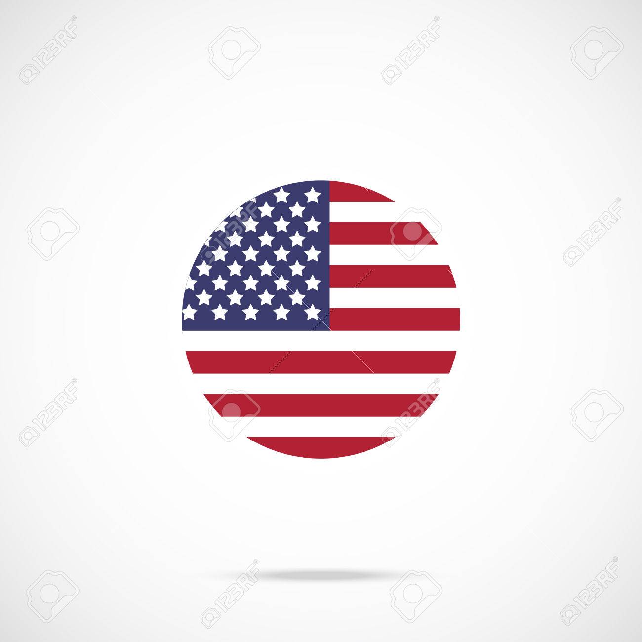 1300x1300 American Flag Icon Free