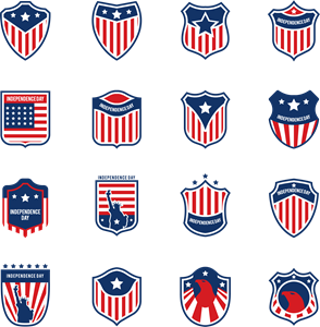 294x300 American Flag Logo Vector