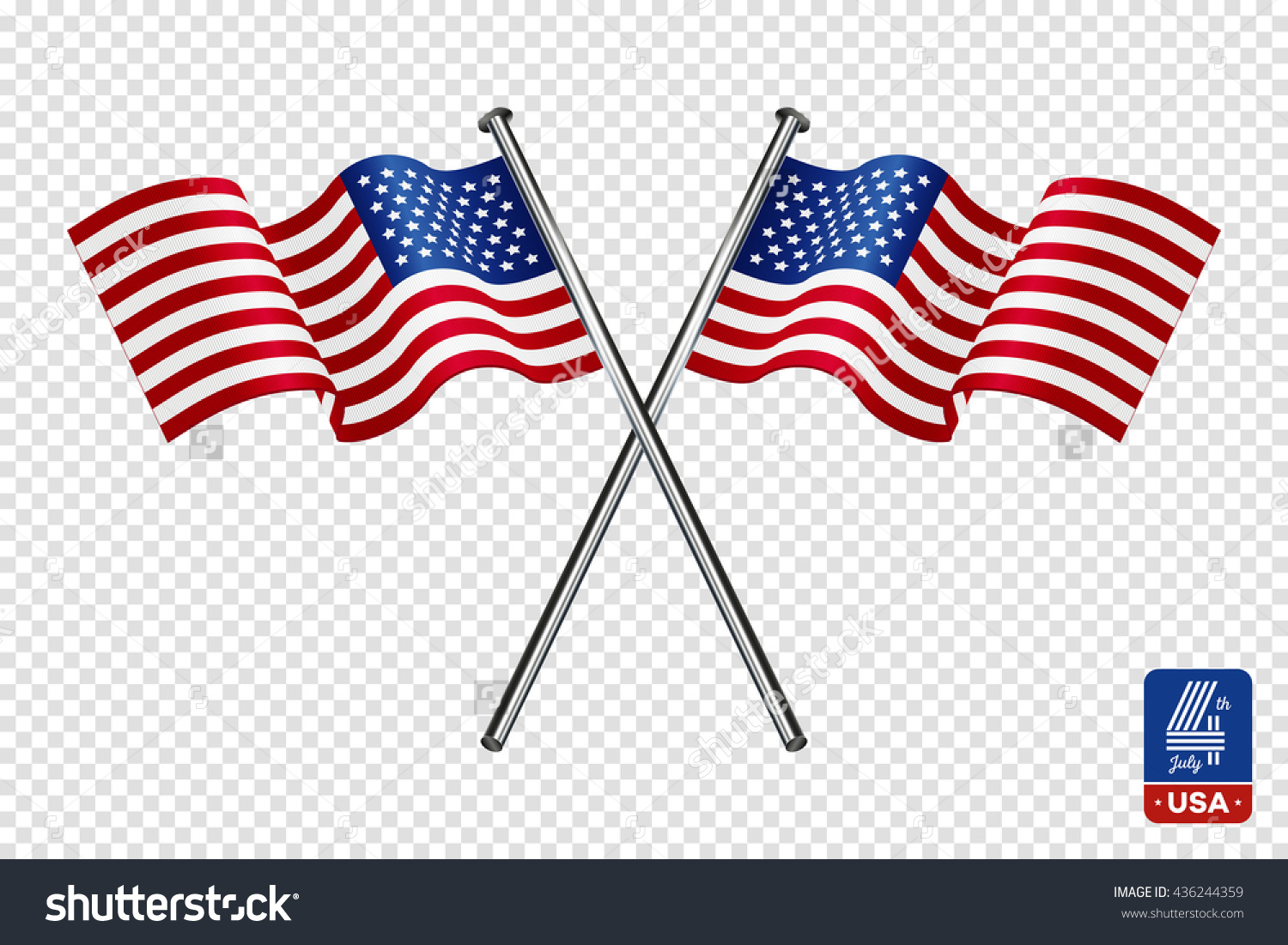 1500x1101 American Flag Ribbon Clipart Transparent Background Free