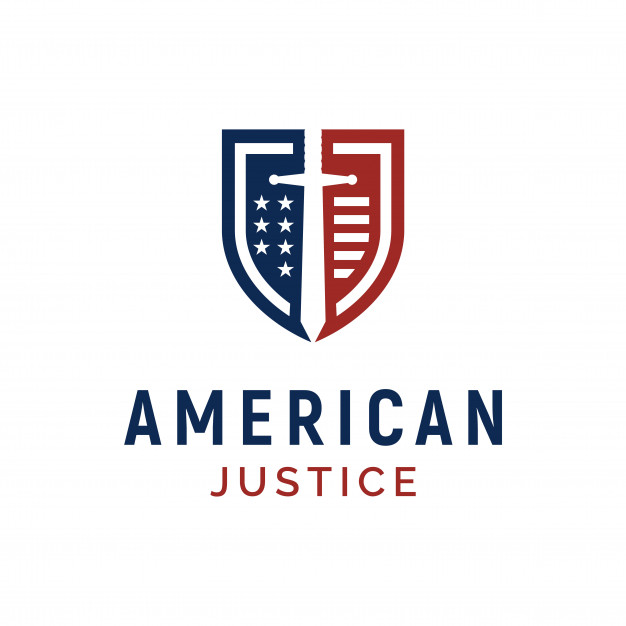 Shield, Blade And American Flag For Us Justice Guard Logo Design 626x626 Shield, Blade And American Flag For Us Justice Guard Logo Design