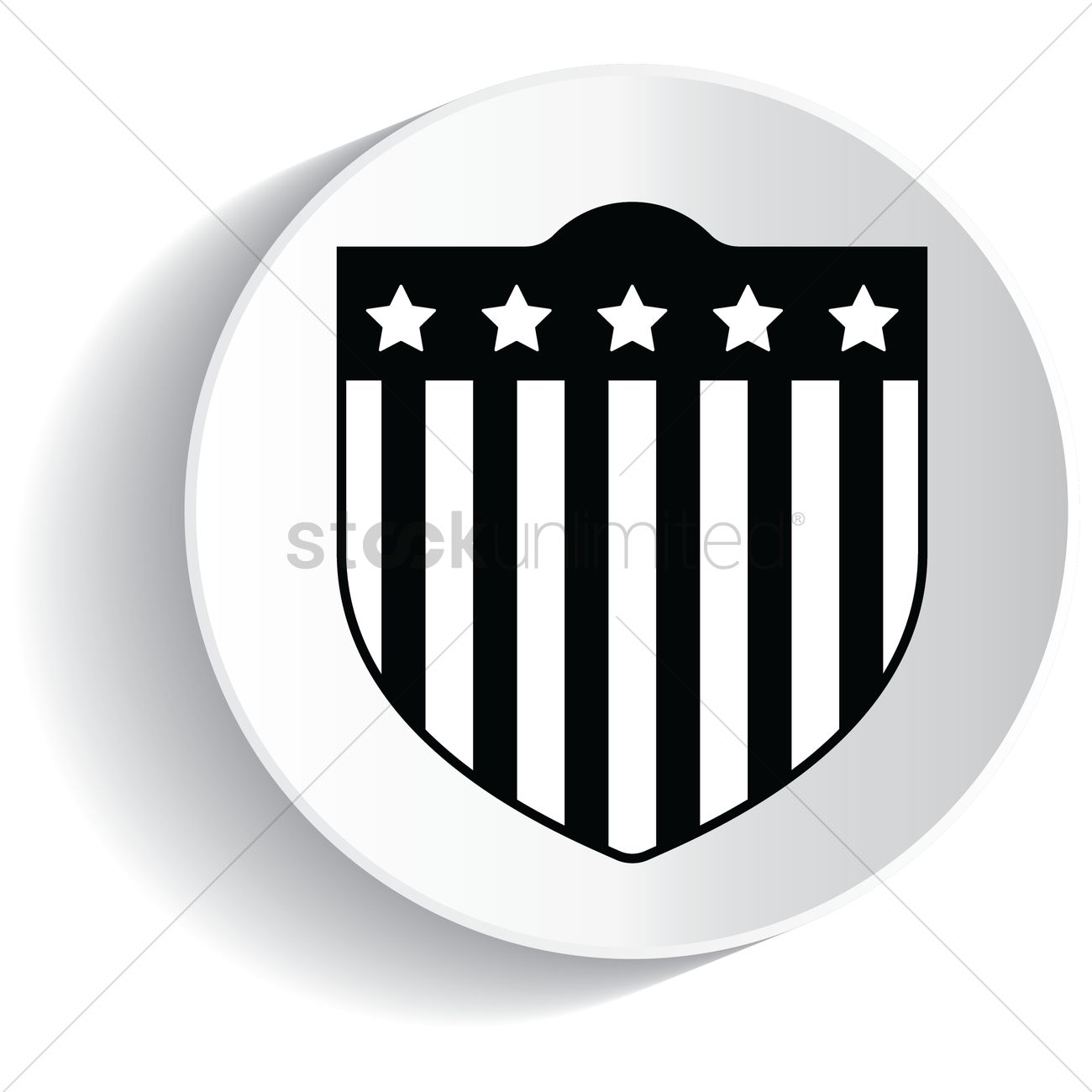 Usa Flag Shield Vector Image 1300x1300 Usa Flag Shield Vector Image