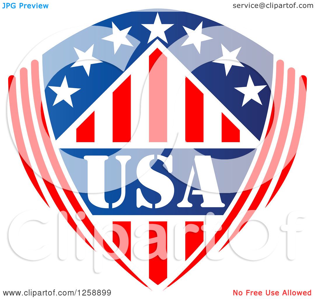 Clipart Of A Usa American Flag Shield 1080x1024 Clipart Of A Usa American Flag Shield