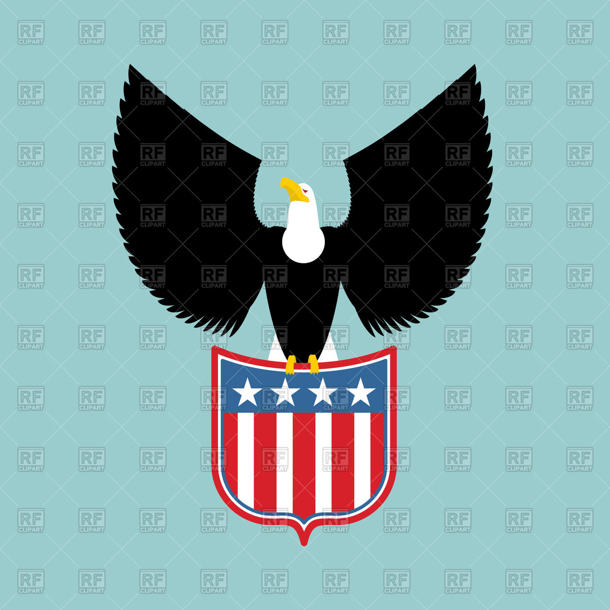 Eagle And Shield With Usa Flag, American National Symbol Vector 1200x1200 Eagle And Shield With Usa Flag, American National Symbol Vector