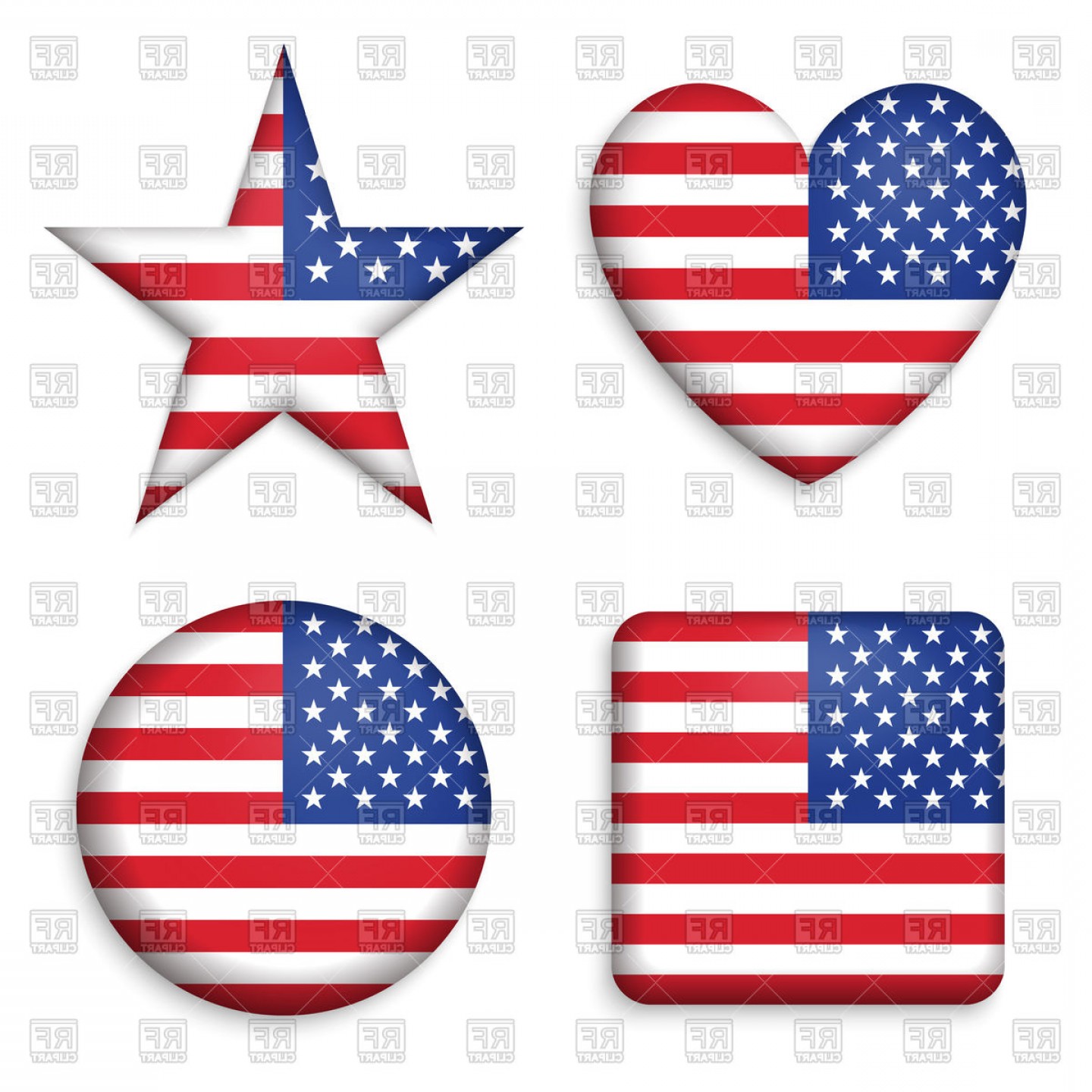 1440x1440 Flag Stars Silhouette Vector Hoodamath