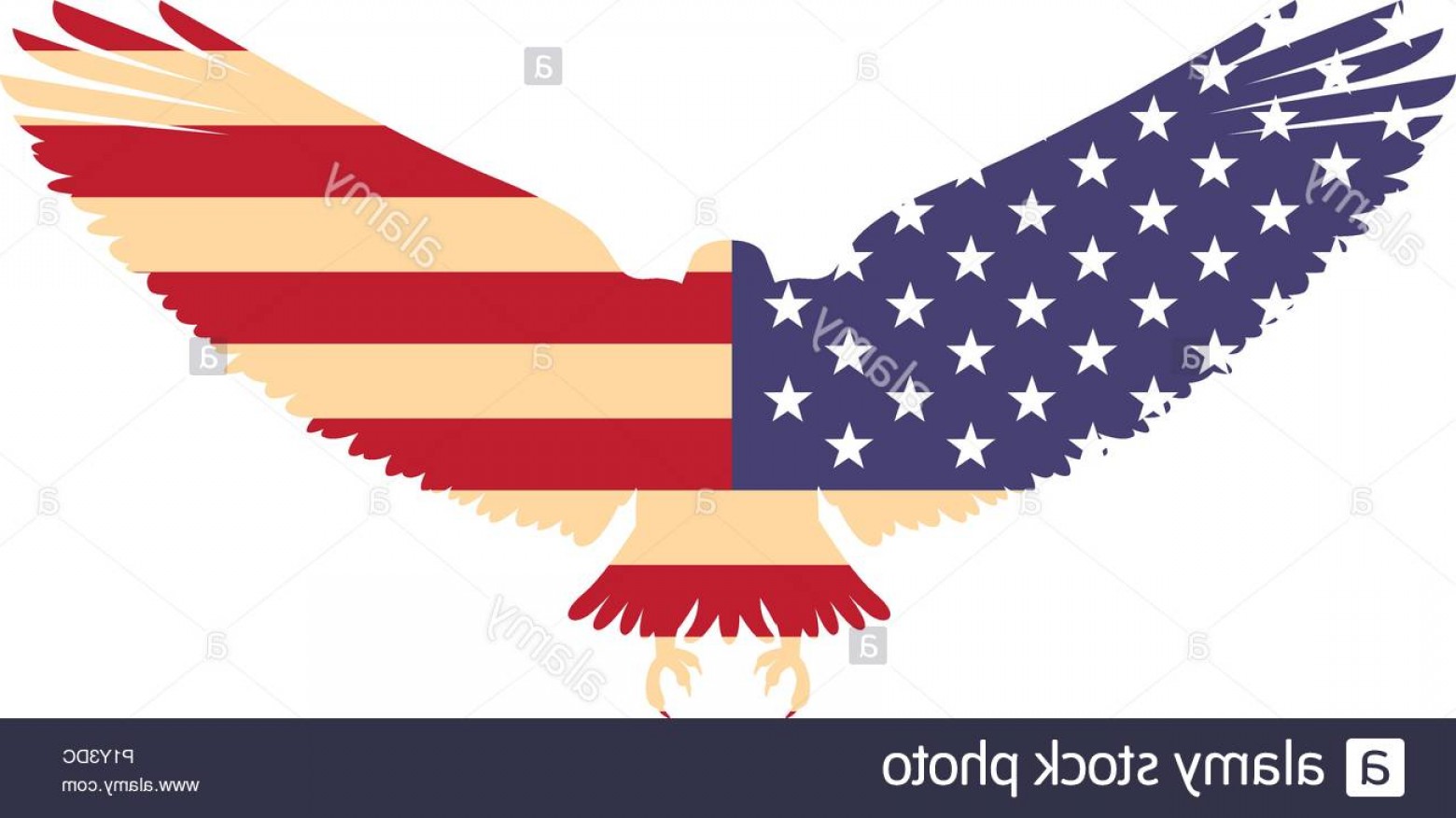 1560x876 United States Of America Flag In Eagle Silhouette Vector
