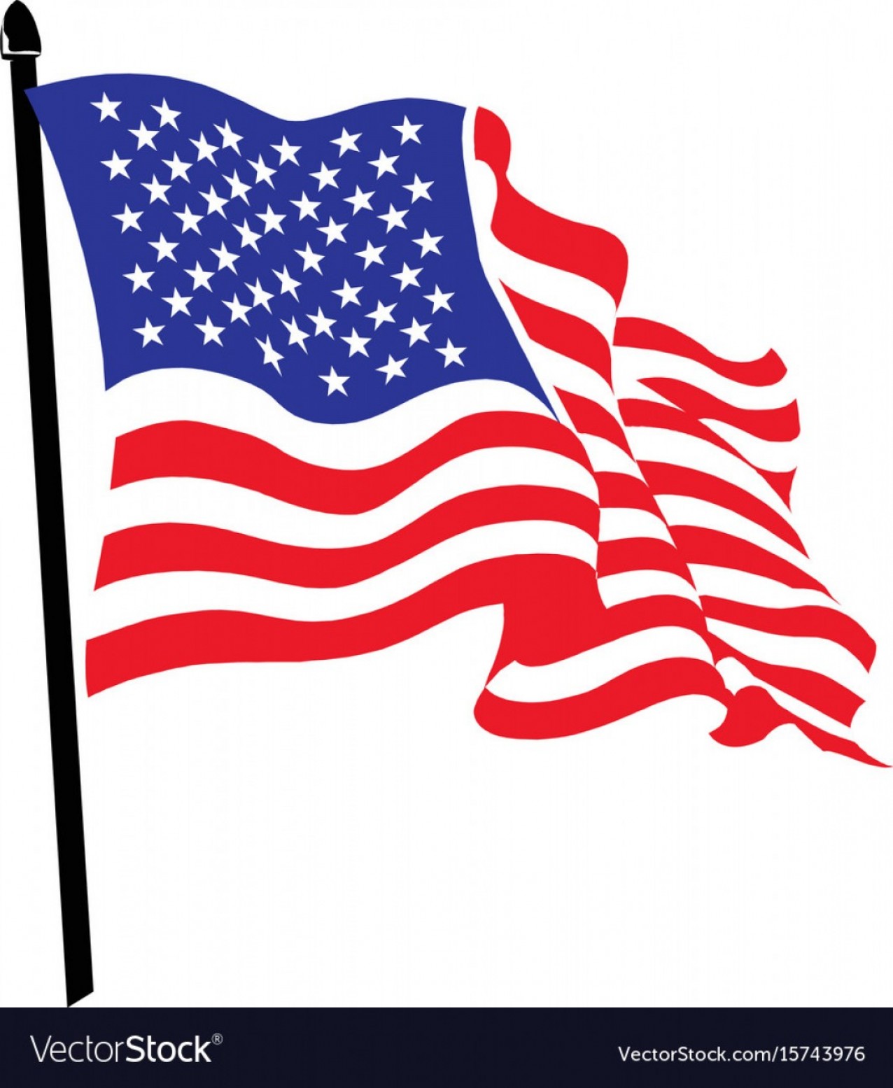 Download American Flag Silhouette Vector at Vectorified.com ...