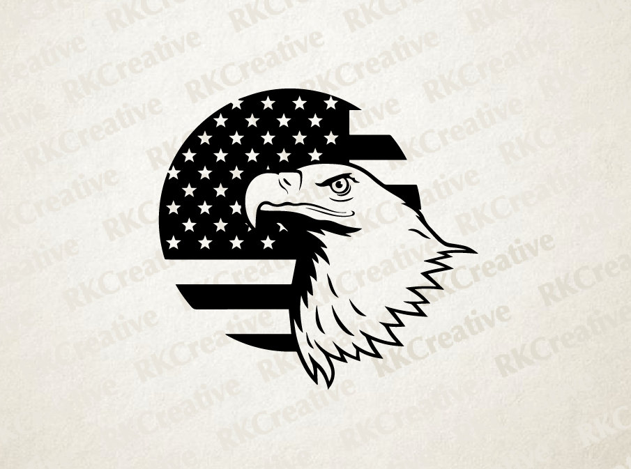 905x673 American Flag Eagle Silhouette