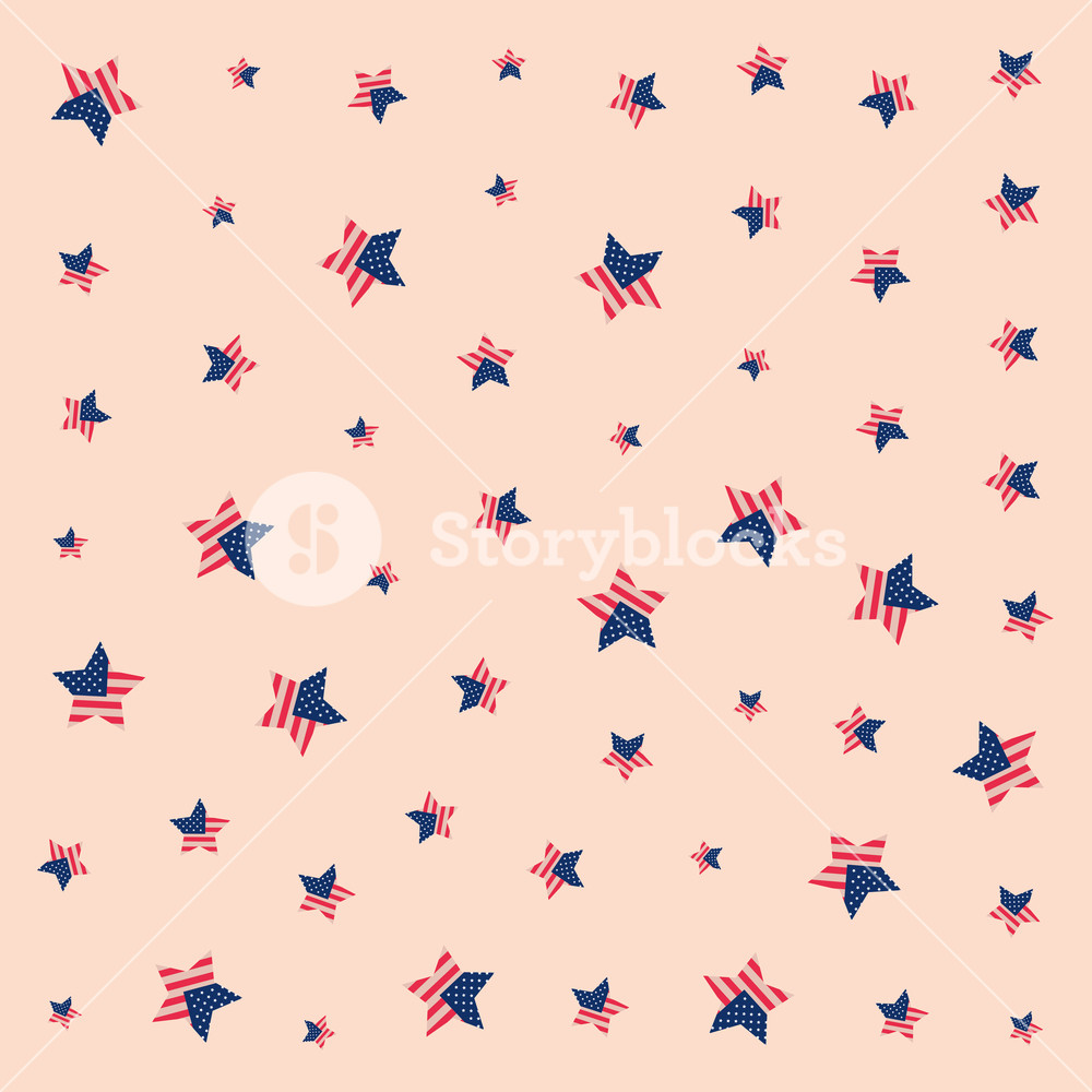 1000x1000 American Flag Stars Background Pattern Vector Illustration Royalty