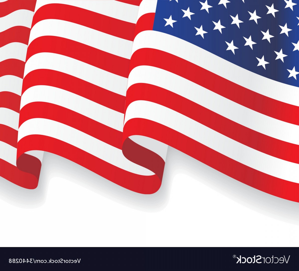 American Flag Vector at Vectorified.com | Collection of American Flag ...