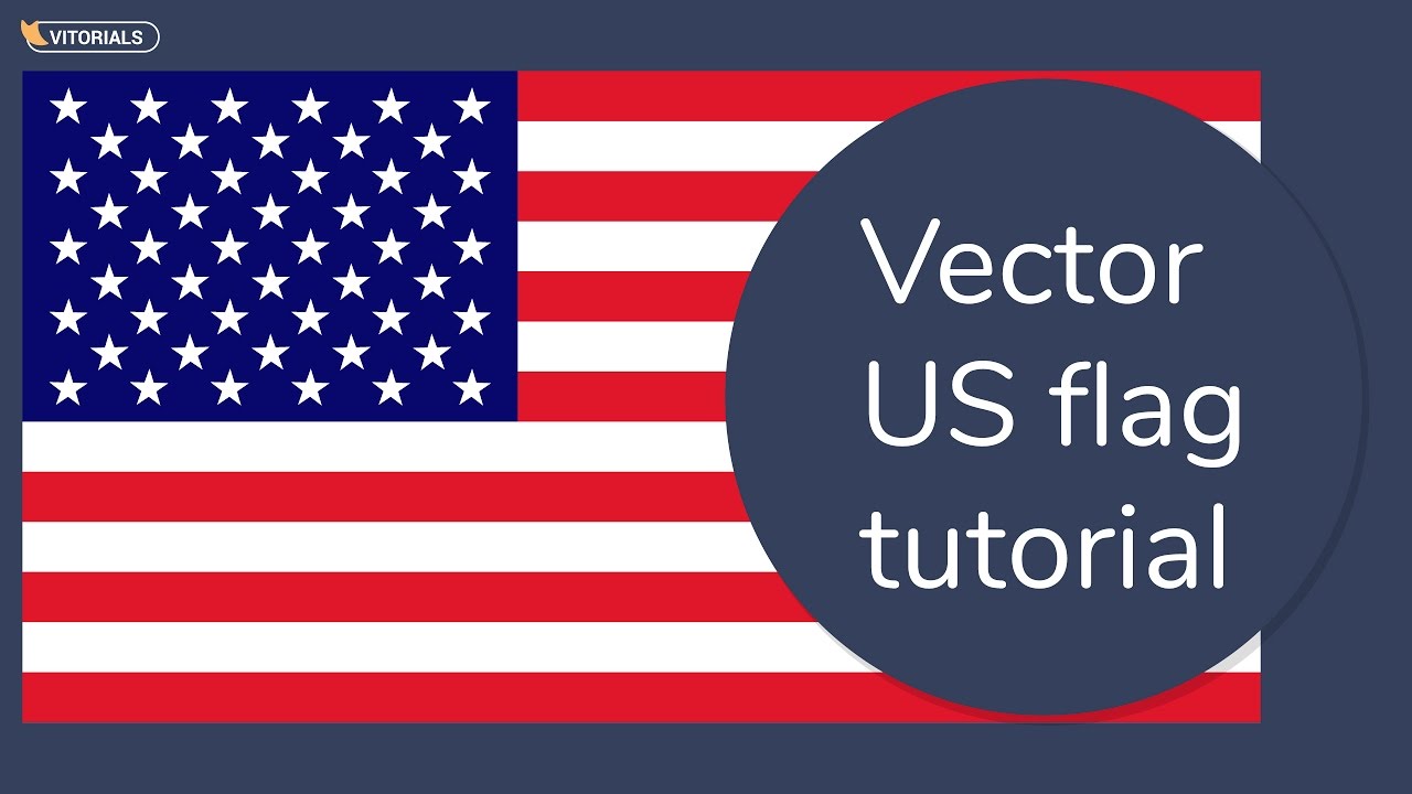 1280x720 How To Create Us Flag In Adobe Illustration American Flag Vector