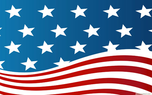500x313 Us Flag Vector Group With Items