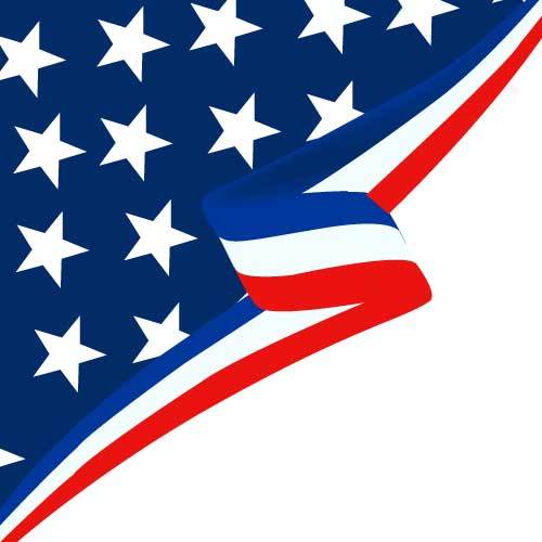 500x500 American Flag Corner Border Vector Illustrator Download Angela