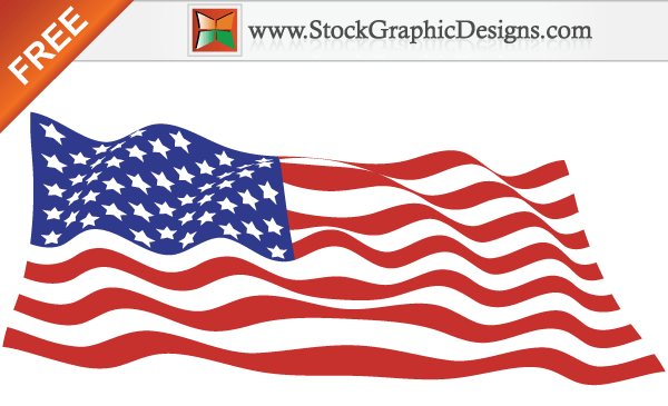 American Flag Vector Art