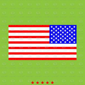 300x300 American Flag Icon Simple Style American Flag Icon Simple