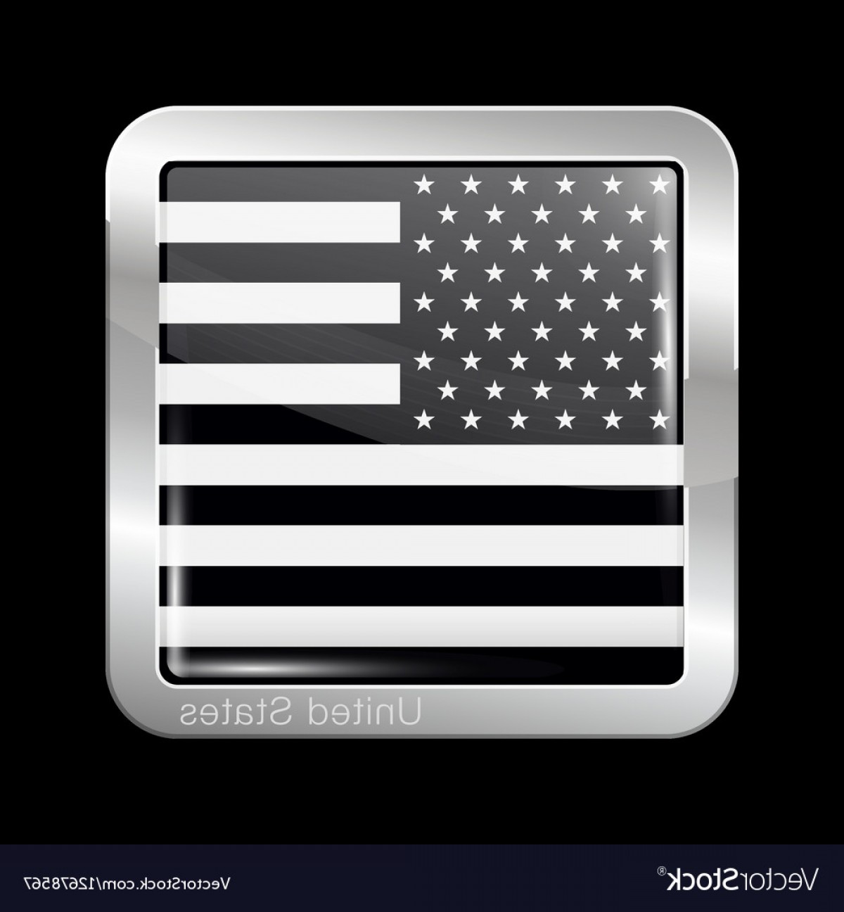1200x1296 One Color Distressed American Flag Vector Art Studiogrfx
