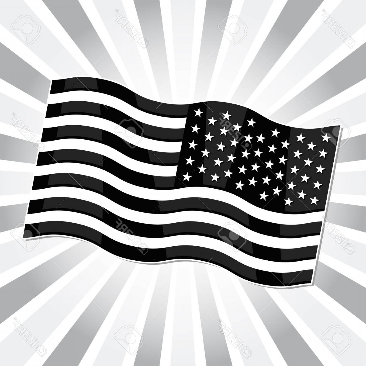 1560x1560 Photostock Vector American Flag Vector Icon Hoodamathrun