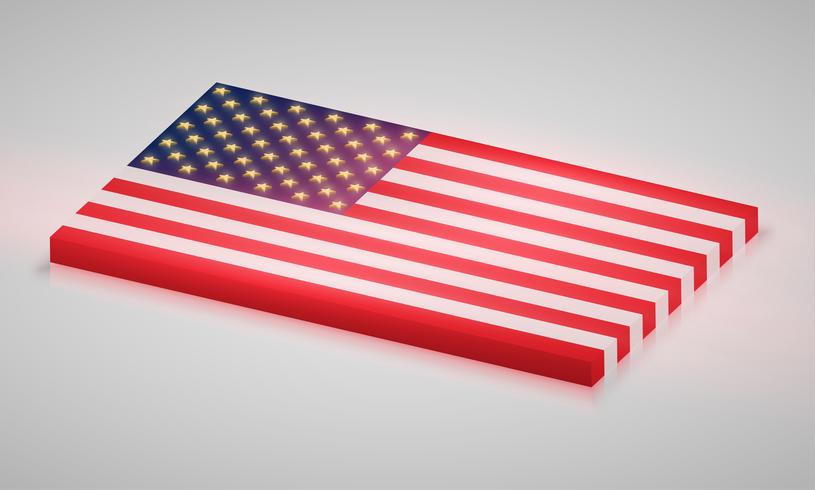 815x490 United States Of America Flag, Vector