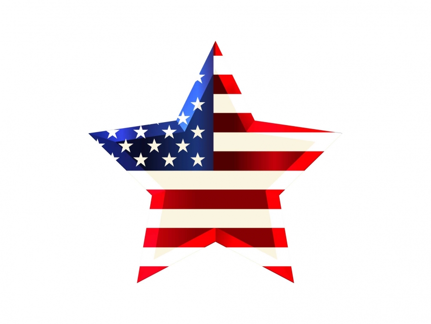 Usa Star Flag Vector 866x650 Usa Star Flag Vector