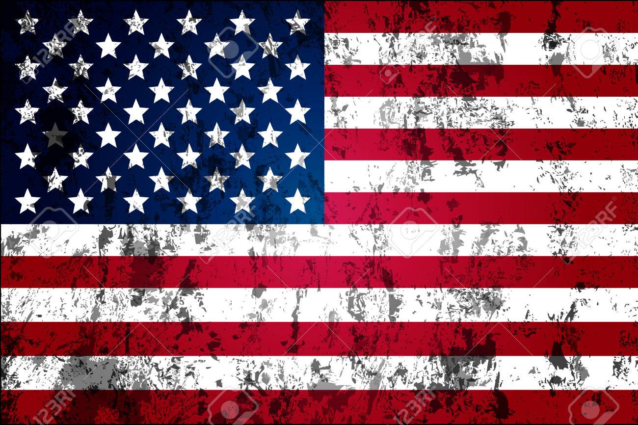 1300x866 American Flag Vector Clipart