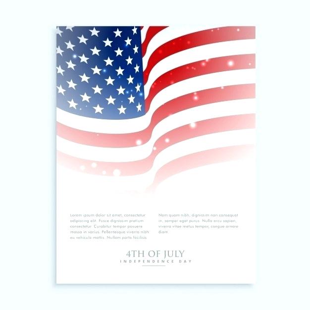 626x626 Flyer Of Of With Flag Vector Free Download American Flag