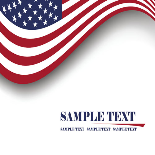 500x500 Set Of America Flag Vector Over Millions Vectors, Stock