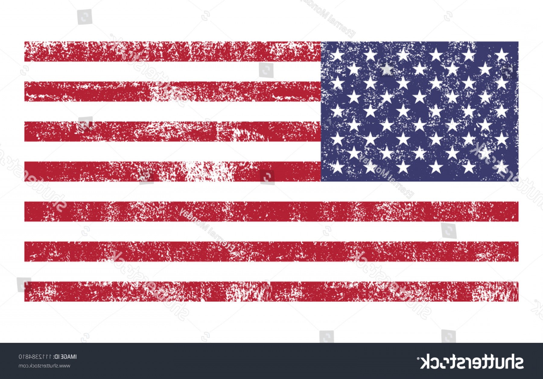 1800x1257 American Flag Distressed Grunge Texture Vector Studiogrfx
